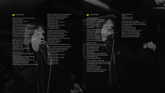 How The Story Ends booklet spread
