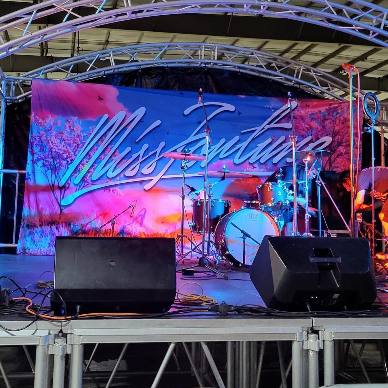 Tour Backdrop (Stage-Used “Gravity’s Rainbow” Era)