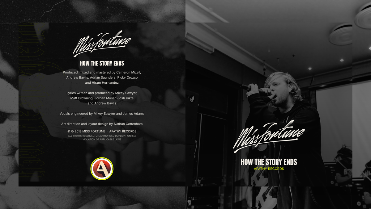 How The Story Ends booklet outer