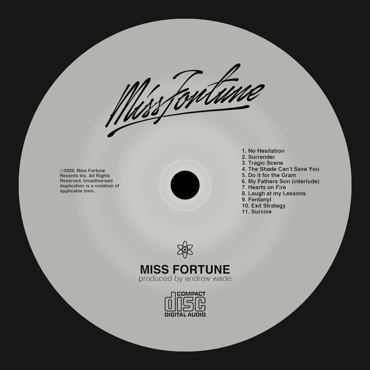 Miss Fortune (Self-Titled) — CD